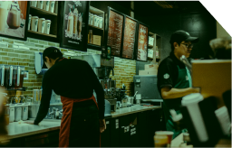 Starbucks kitchen premises